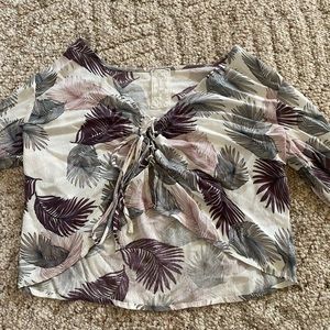 floral long sleeve blouse
